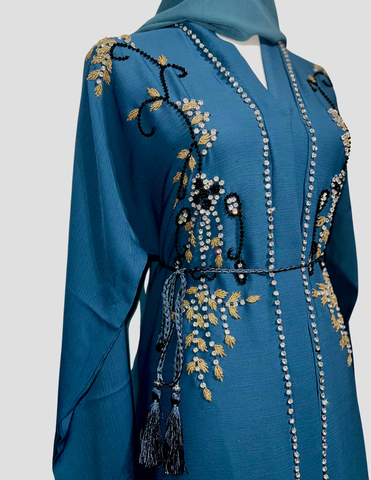 Nadira Abaya in Sapphire