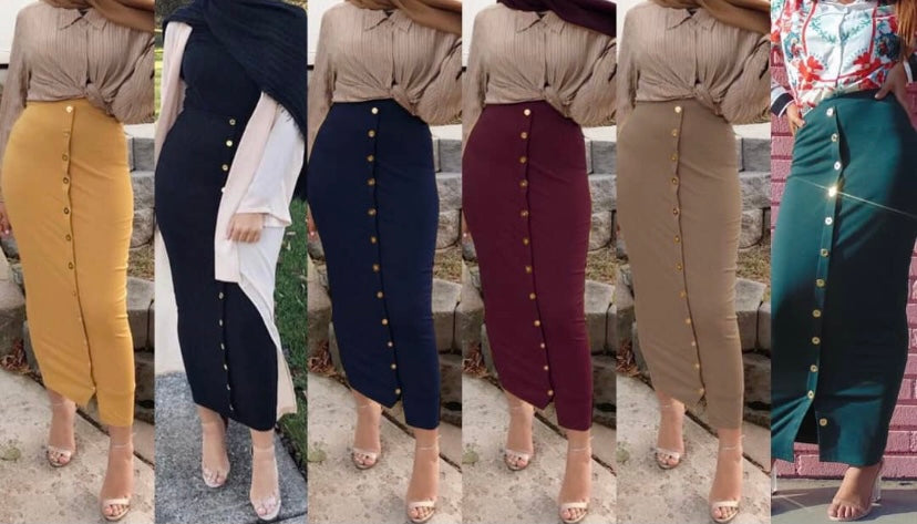 High Waist Cotton Skirts