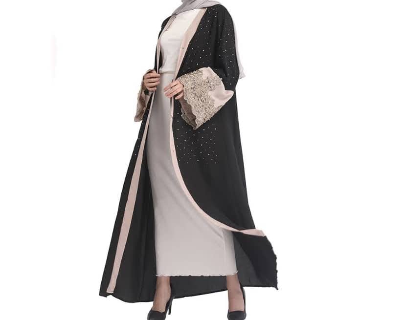 Rital Rhinestone Abaya